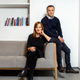 A probably not computer generated image of CGTrader founders Dalia Lasaite (left) and Marius Kalytis.